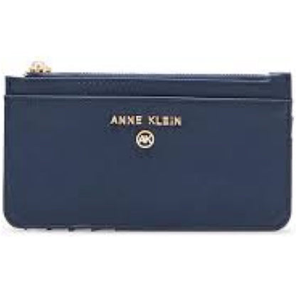 NWT SIZE OS Anne Klein Navy Wallet with Gold Accents
