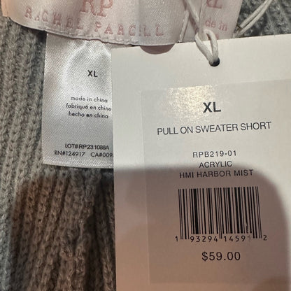 NWT SIZE XL Rachel Parcell High Waist Knit Shorts - Tan