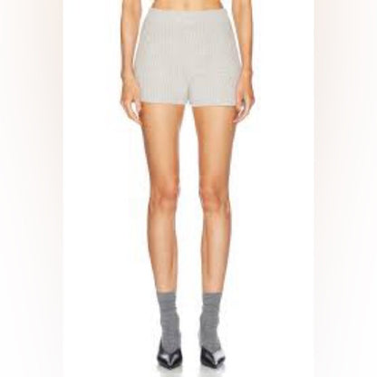 NWT SIZE XL Rachel Parcell High Waist Knit Shorts - Tan