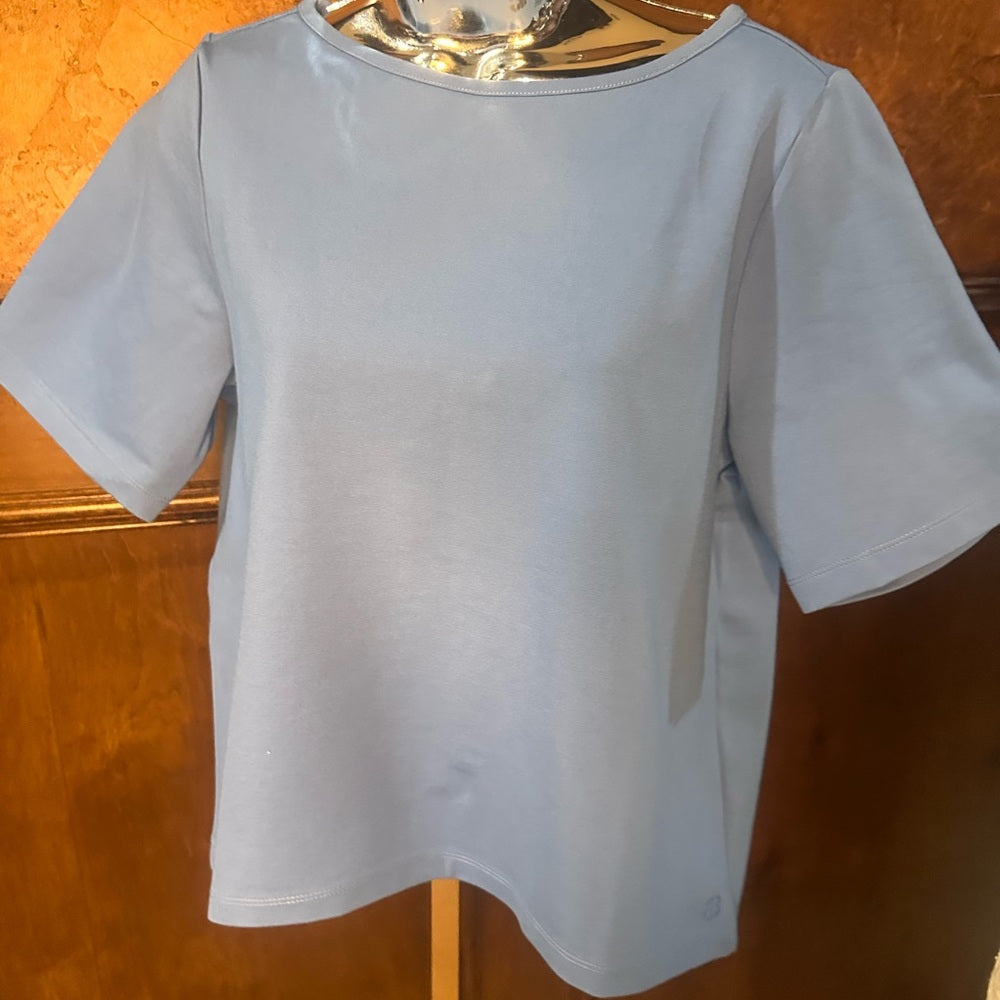 NWOT SIZE S-XL Betabrand Blue Short Sleeve Tee