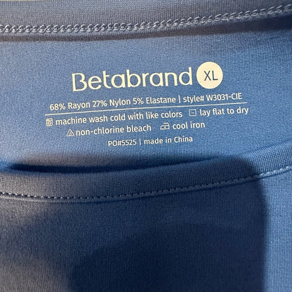 NWOT SIZE S-XL Betabrand Blue Short Sleeve Tee