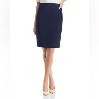 NWT SIZE 14 Hugo Boss Elegant Dark Blue Pencil Skirt