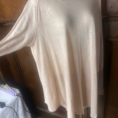 NWOT SIZE L We The Free Women's Cream Tunic Top