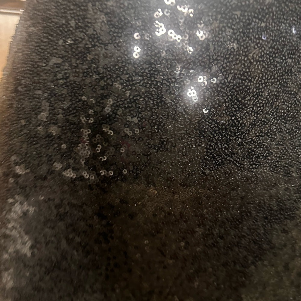 NWT SIZE S Commando Sparkling Black Sequin Mini Skirt