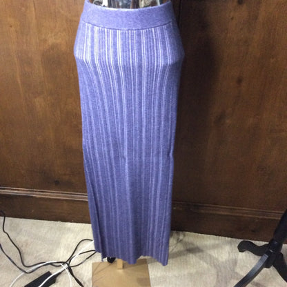 NWT SIZE XS Misa Los Angeles Blue Striped Pencil Skirt