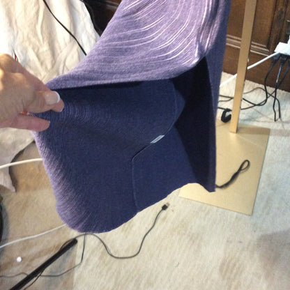 NWT SIZE XS Misa Los Angeles Blue Striped Pencil Skirt