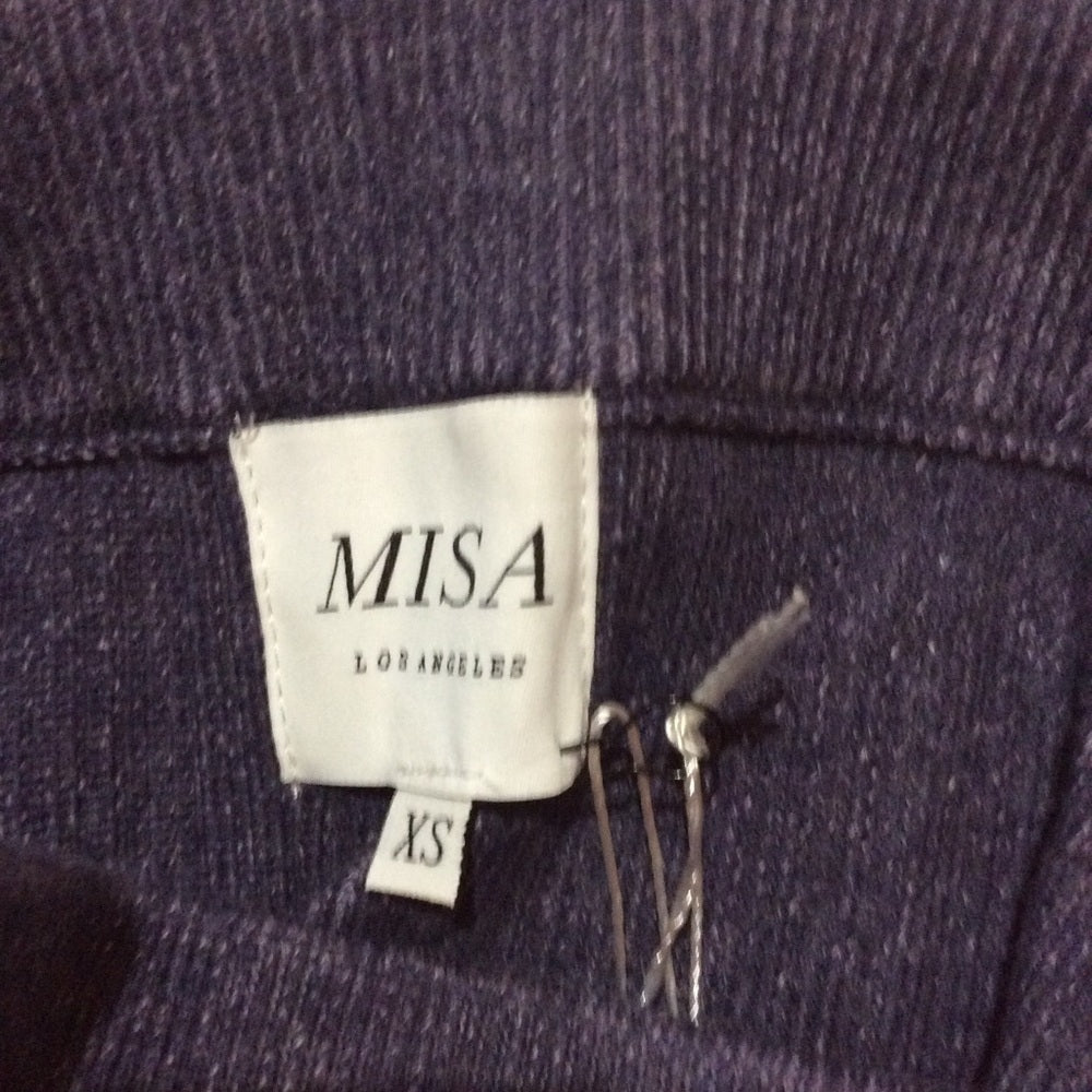 NWT SIZE XS Misa Los Angeles Blue Striped Pencil Skirt