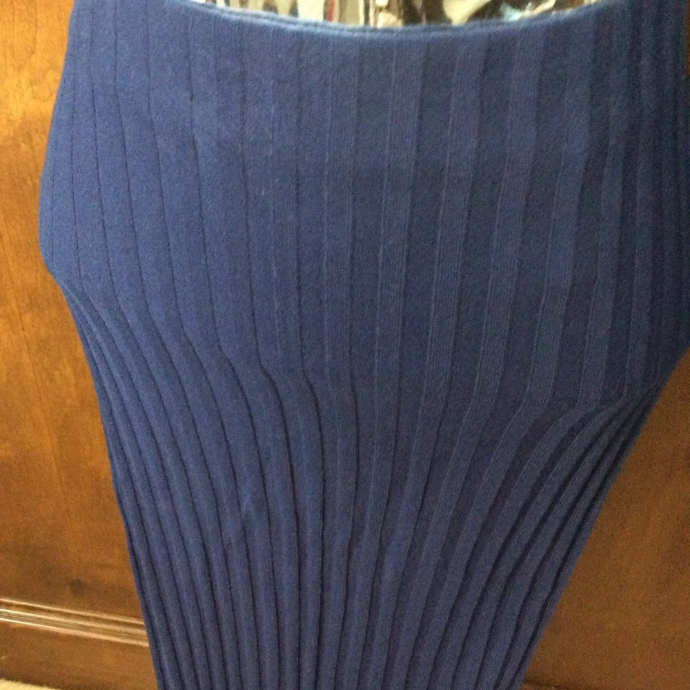 NWT SIZE S Cotton Citizen Royal Blue Midi Skirt