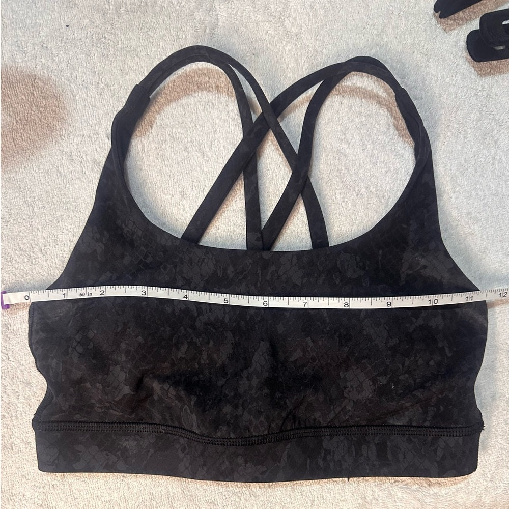 SIZE XS/S Lululemon Athletica Classic Black Sports Bra
