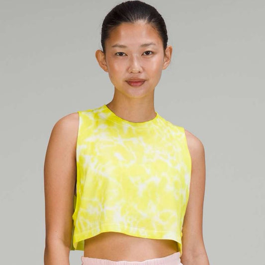 SIZE S Lululemon Athletica Bright Yellow Tank Top