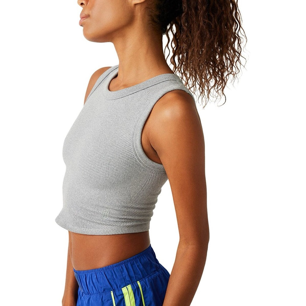 SIZE XS/S Free People Gray Crop Top