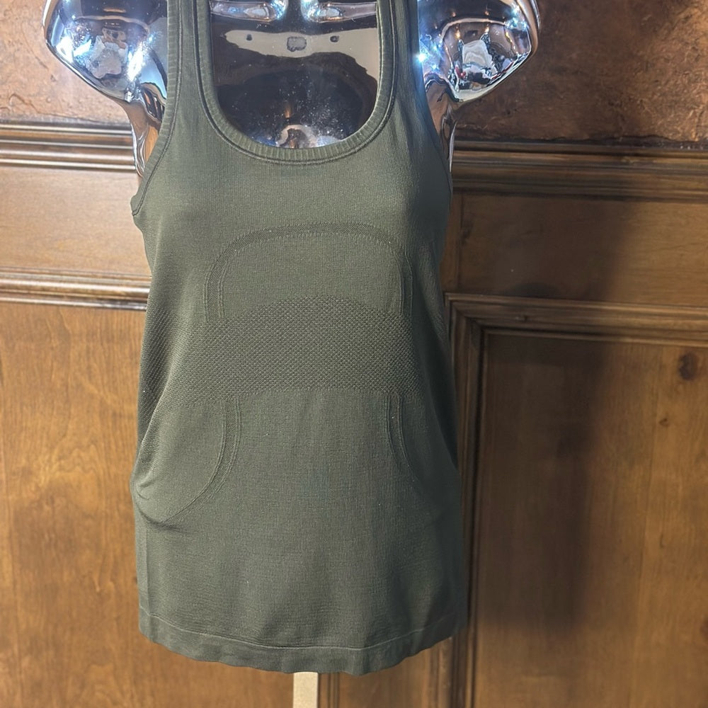 SIZE 6/8 Lululemon Athletica Deep Green Tank Top