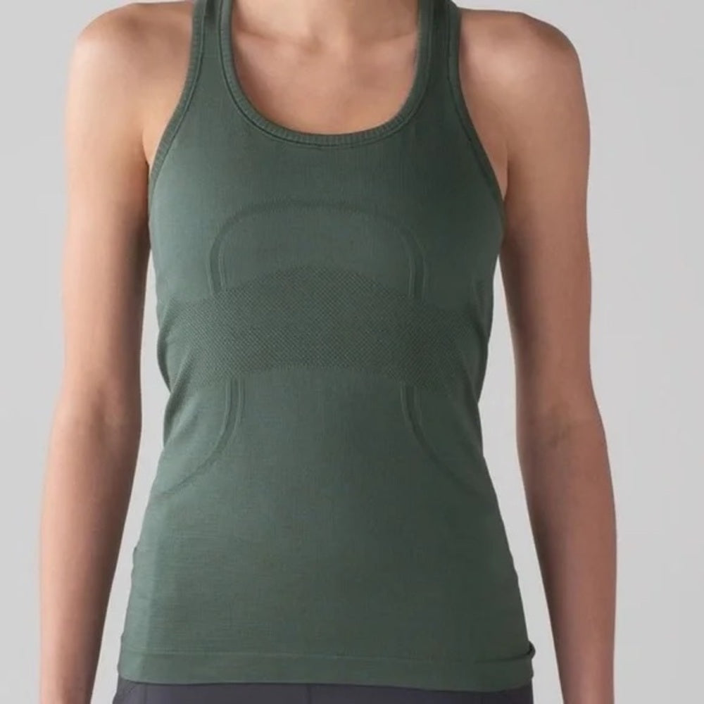SIZE 6/8 Lululemon Athletica Deep Green Tank Top