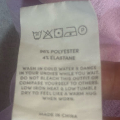 NWT SIZE 2/4 Peppermayo Abstract Pink and Cream Mini Dress