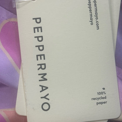 NWT SIZE 2/4 Peppermayo Abstract Pink and Cream Mini Dress