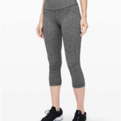 SIZE 8 LULULEMON athletica Gray Leggings