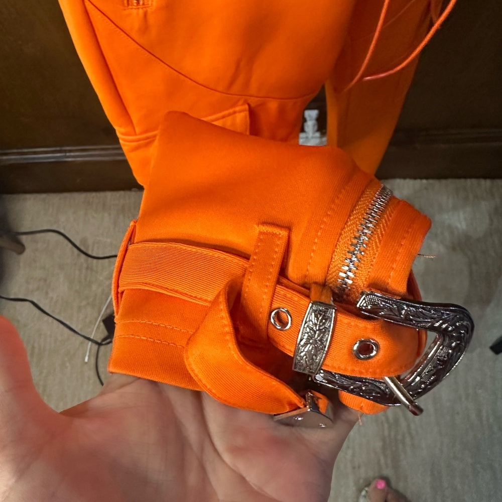 NWT SIZE 28 LIMITED EDITION Bold Orange Men's Cargo Pants