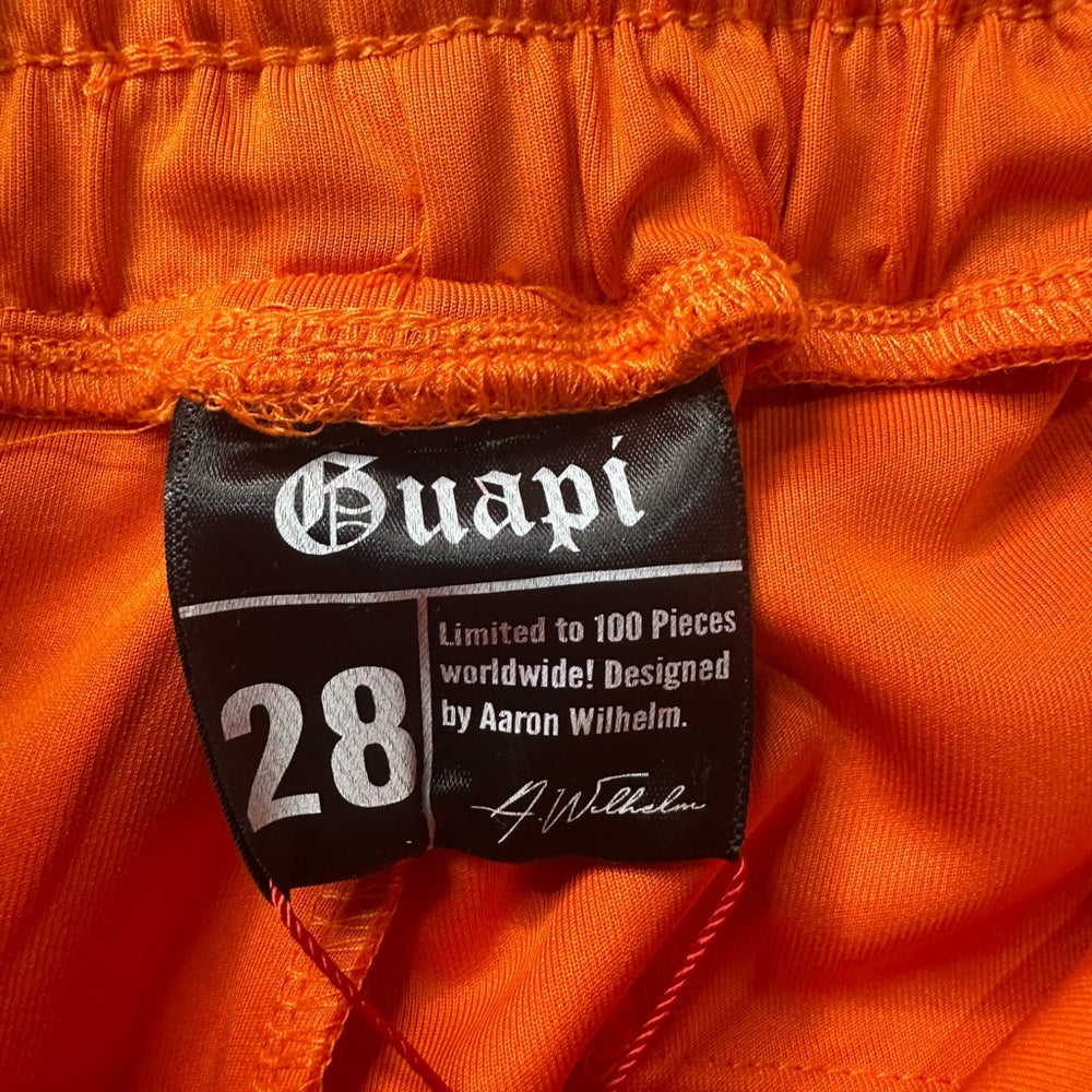 NWT SIZE 28 LIMITED EDITION Bold Orange Men's Cargo Pants