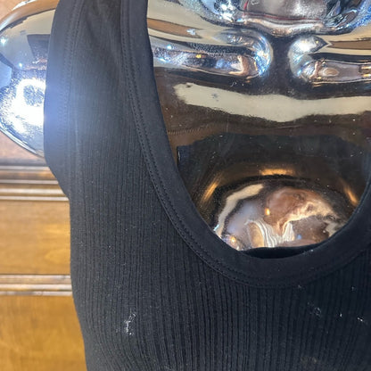 NWT SIZE 3/L  Sleek Black Tank Top