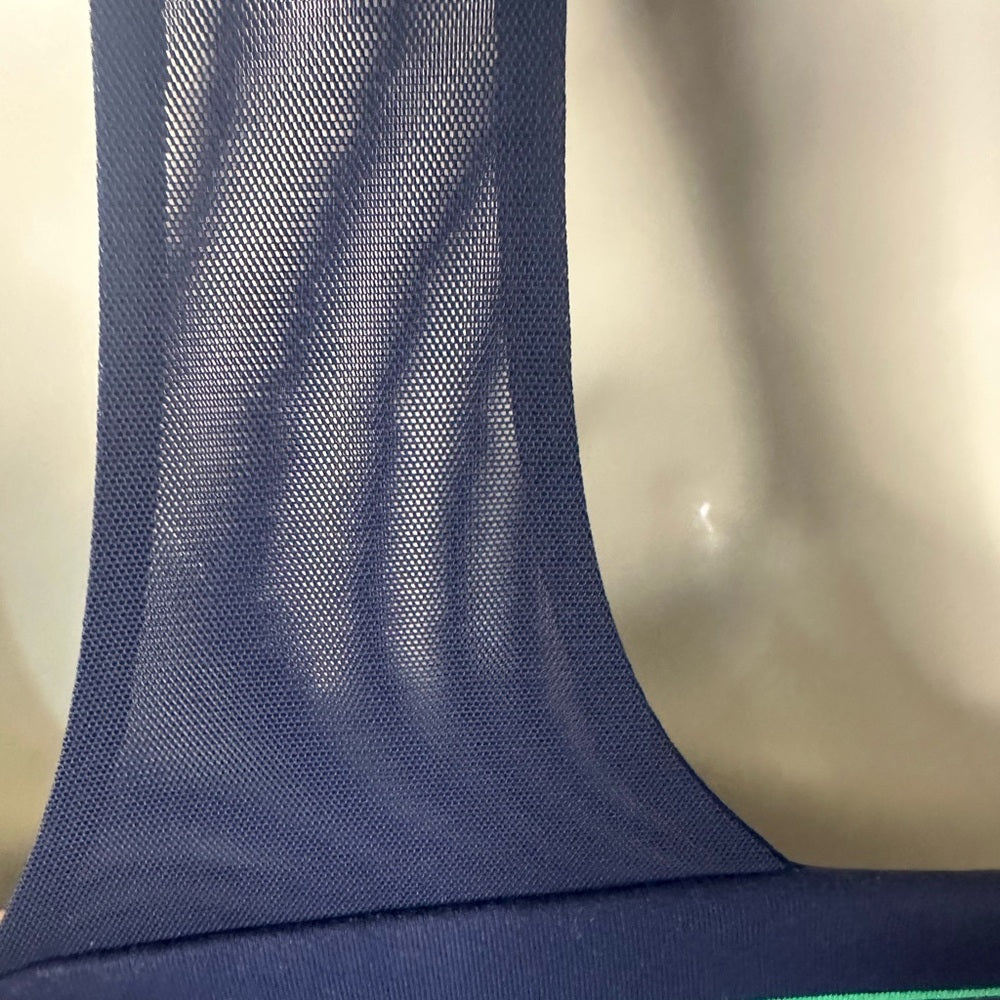 NWOT SIZE S  athletica Navy and Green Striped Tank Top