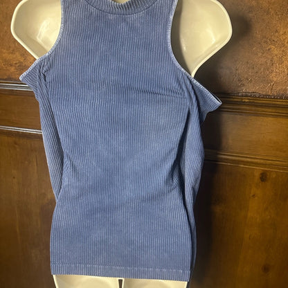 NWOT SIZE S/P Free People Light Blue Cold Shoulder Long Sleeve Top