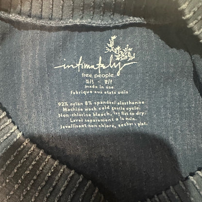 NWOT SIZE S/P Free People Light Blue Cold Shoulder Long Sleeve Top