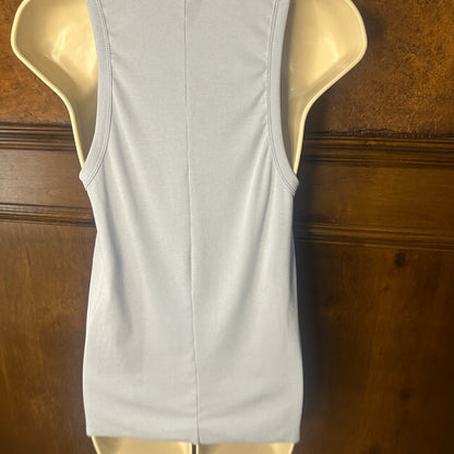 NWOT SIZE XS/S Nike dri fit Heather Gray Buttoned Tank Top