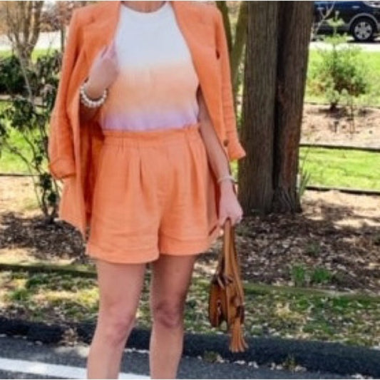 NWT SIZE S 525 America Orange Women's Shorts