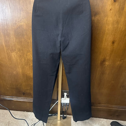 SIZE 6 Talbots Classic Black Cropped Pants