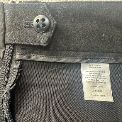 SIZE 6 Talbots Classic Black Cropped Pants