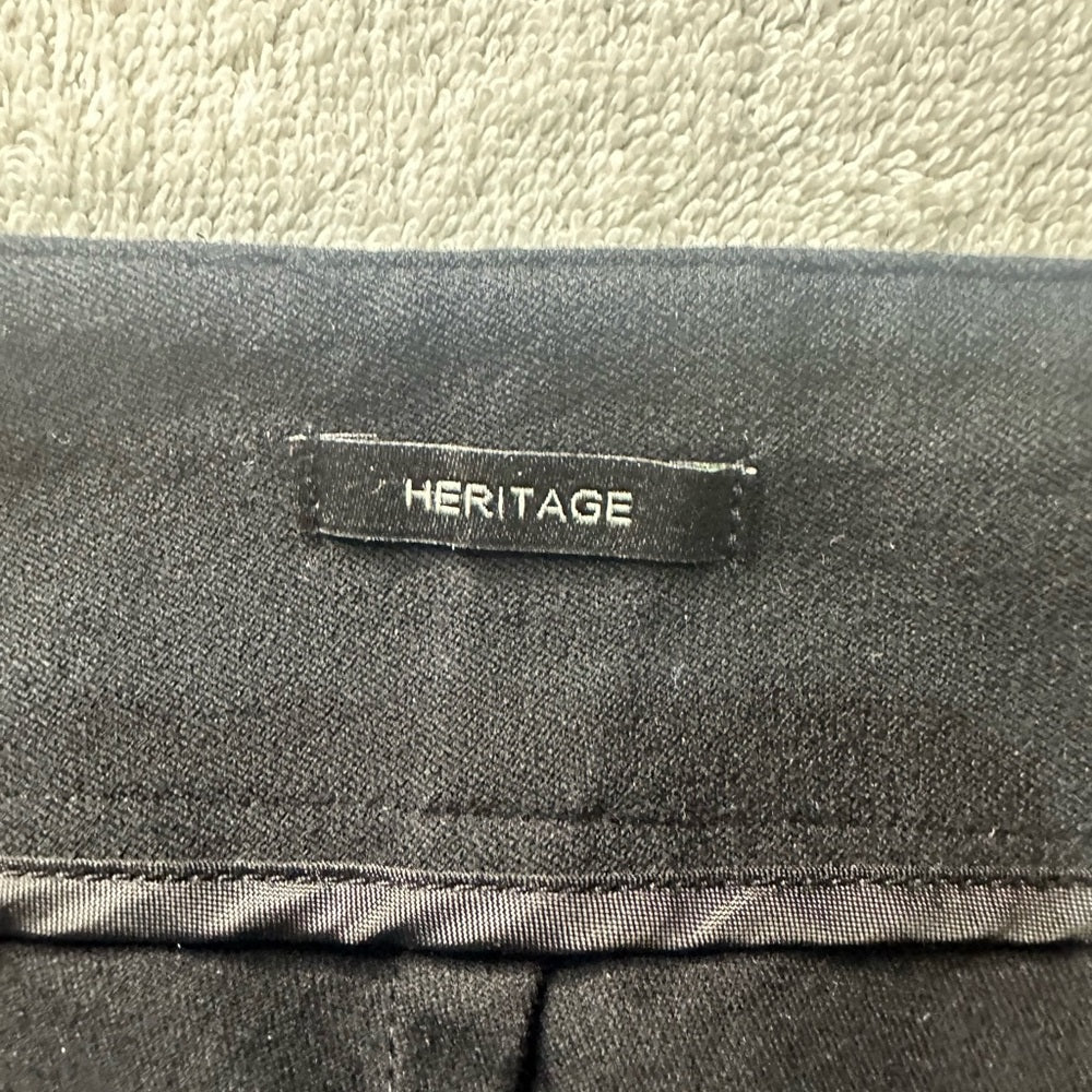 SIZE 6 Talbots Classic Black Cropped Pants