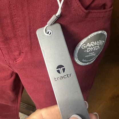 NWT SIZE 2/26 Tractr Burgundy Skinny Jeans