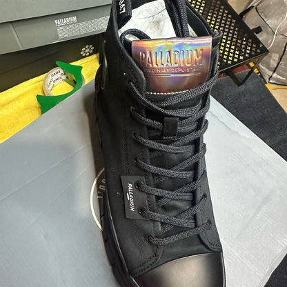 356.361.362.363.364 359. NEW 6/7/8.5/10 Black Chunky Ankle Boots, Rugged sole