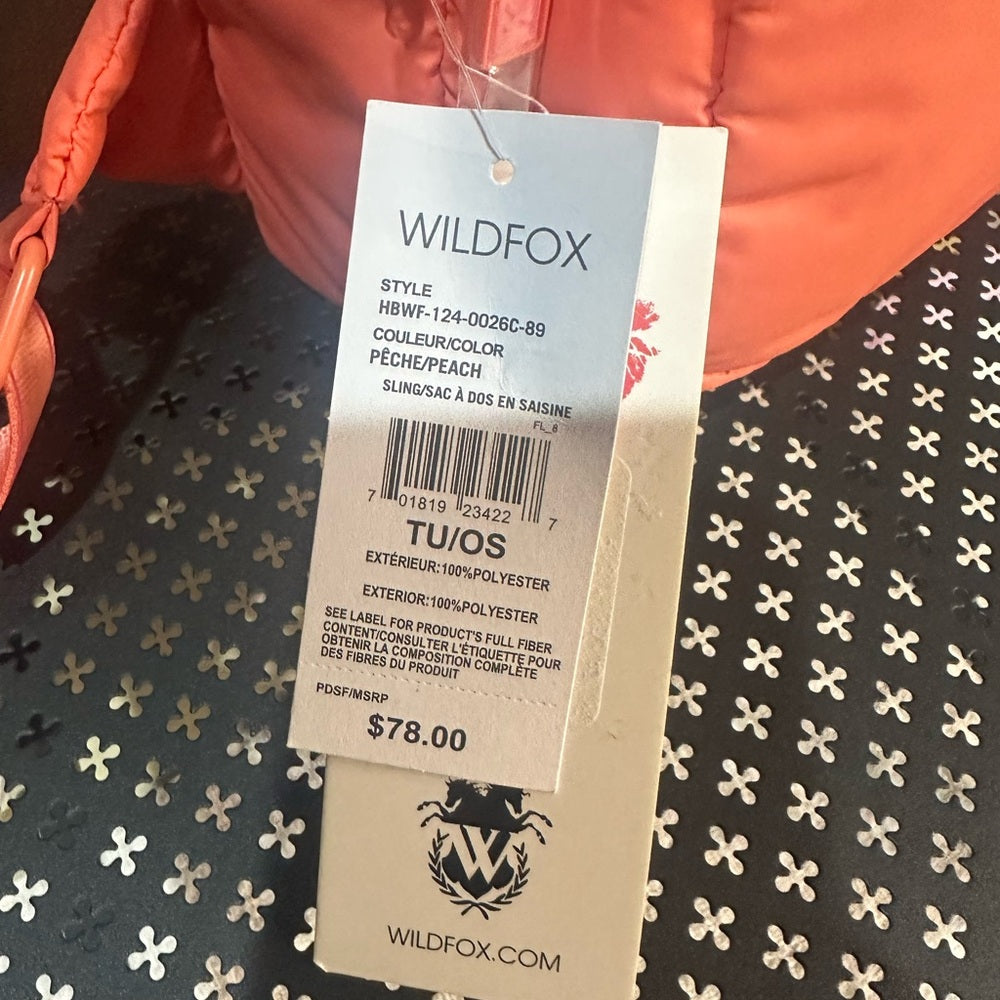 NWT SIZE OS Wildfox Coral Crossbody Bag