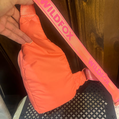 NWT SIZE OS Wildfox Coral Crossbody Bag