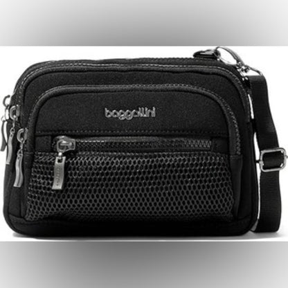 NWT SIZE OS Baggallini Black Crossbody Bag