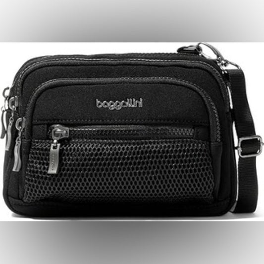 NWT SIZE OS Baggallini Black Crossbody Bag
