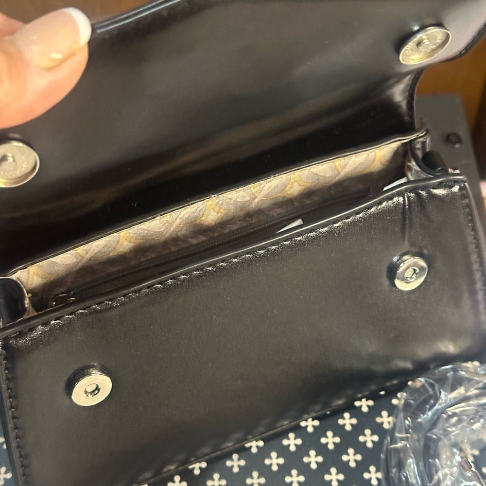 NWT SIZE OS Christian Lacroix Elegant Black Satchel