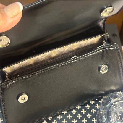 NWT SIZE OS Christian Lacroix Elegant Black Satchel