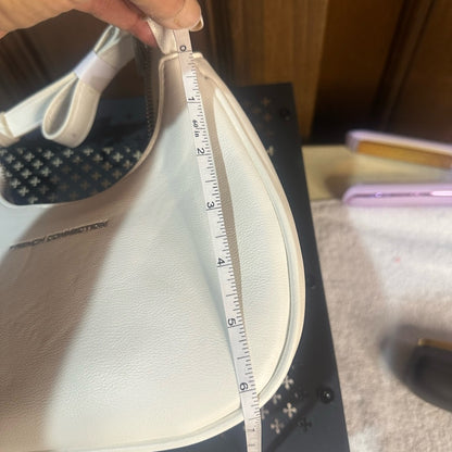 NWT SIZE OS French Connection Cream Shoulder Bag