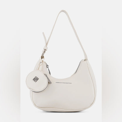 NWT SIZE OS French Connection Cream Shoulder Bag