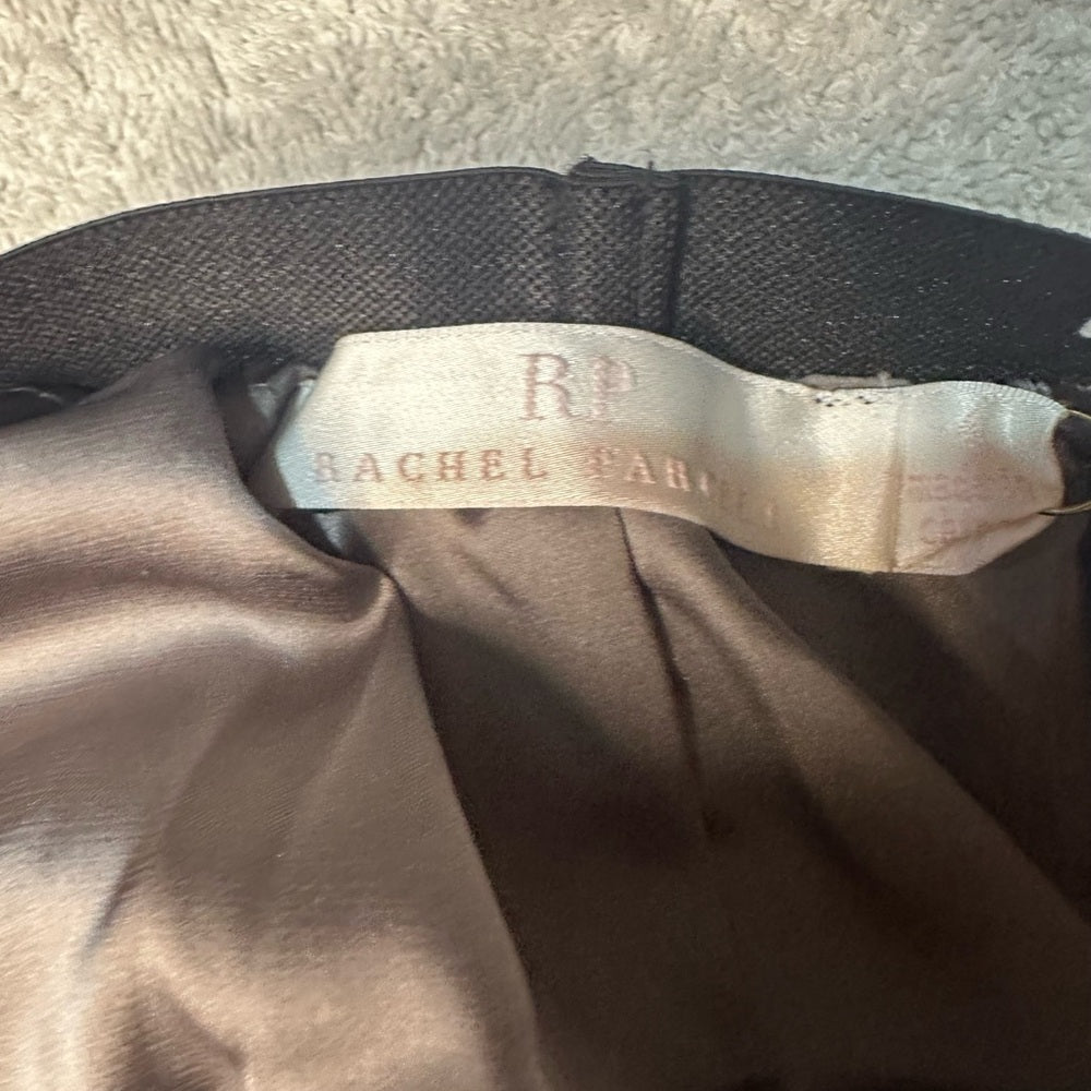 NWT SIZE 4 Rachel Parcell Sparkling Black and Silver Mini Skirt