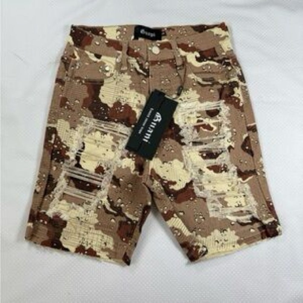 NWT SIZE 32 Stylish Men's Camouflage Cargo Shorts