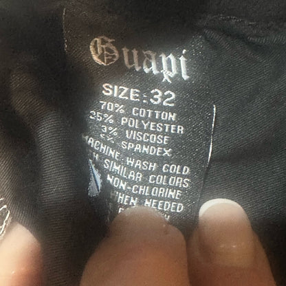 NWT SIZE 32 Stylish Black Distressed Jean Shorts for Men