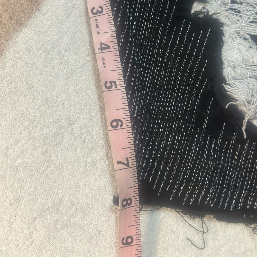 NWT SIZE 32 Stylish Black Distressed Jean Shorts for Men