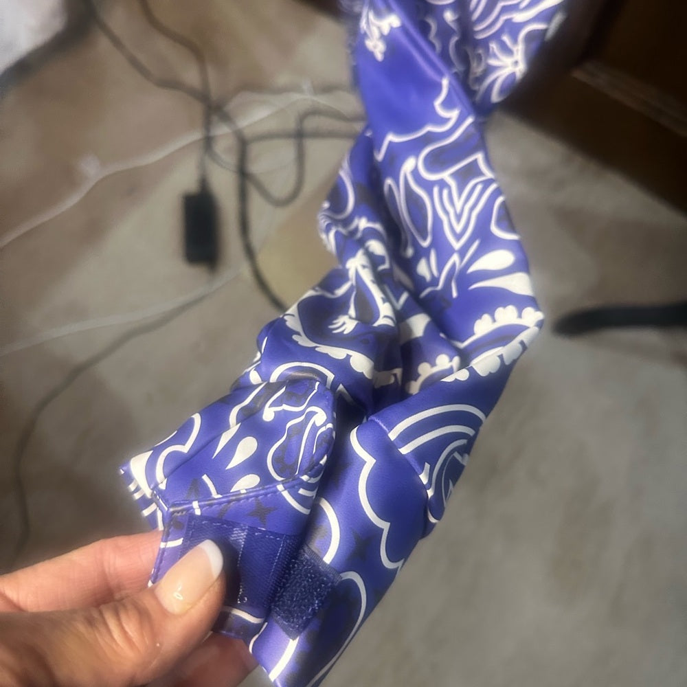 NWT SIZE 32 Men's Blue Paisley Joggers