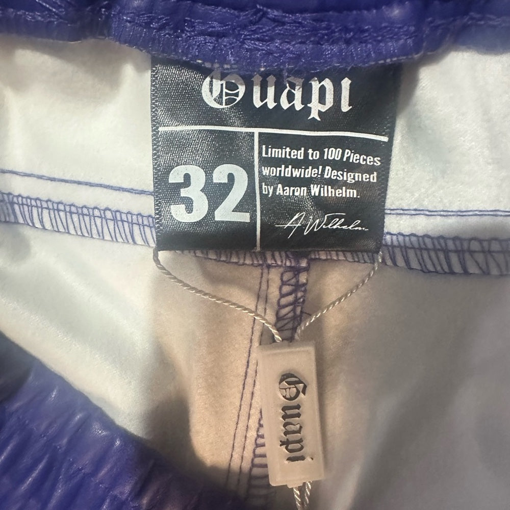 NWT SIZE 32 Men's Blue Paisley Joggers