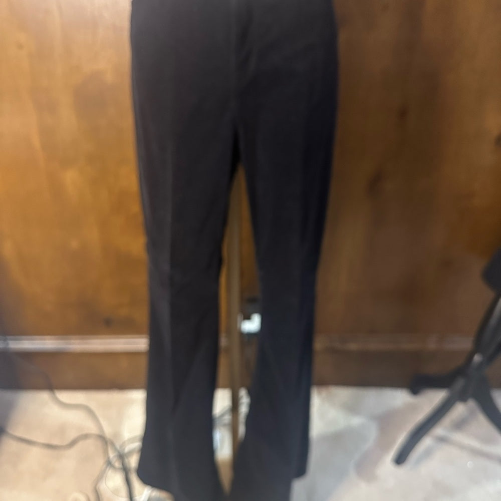NWOT SIZE 14 ANTONIO MELANI Elegant Black Flare corduroy Trousers