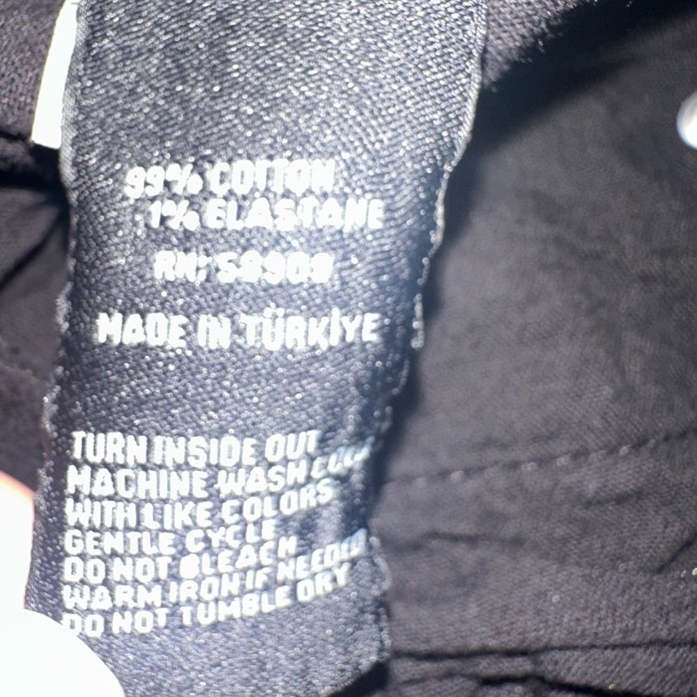 NWOT SIZE 14 ANTONIO MELANI Elegant Black Flare corduroy Trousers