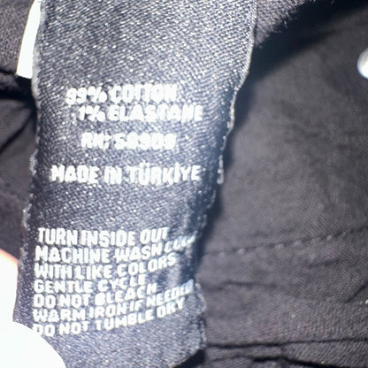 NWOT SIZE 14 ANTONIO MELANI Elegant Black Flare corduroy Trousers